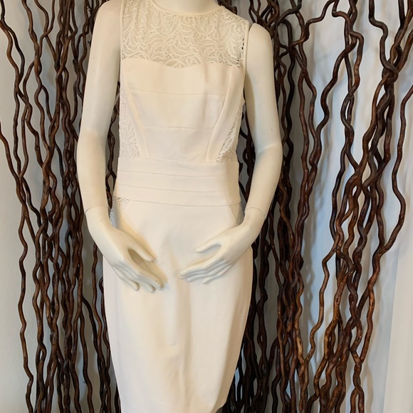 New Stunning Cache White Elegant Evening Dress - Picture 2 of 14